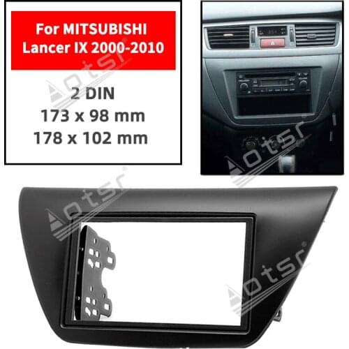 11-441 Top Quality Radio Fascia for MITSUBISHI Lancer IX 2000 2001 2002 2003 - 2010 Stereo Fascia Dash CD Trim Installation Kit