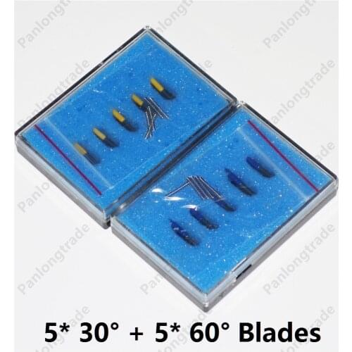 5PCS 30 Degree + 5PCS 60 Degree Cutting blade for Graphtec CB09 silhouette cameo craftrobo vinyl cutter Blades