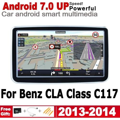For Mercedes Benz CLA Class C117 2013 2014 NTG Android 7.0 up IPS car player original Style Autoradio gps navigation Auto Radio
