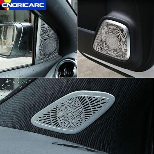 Car Styling A-Pillar Loudspeakers Cover Sticker Trim For Mercedes Benz B Class W247 GLB X247 2020 Door Audio Speaker Accessories
