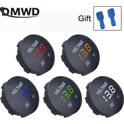 DC 12V-24V Digital Panel Voltmeter Voltage Meter Tester Led Display For Car Auto Motorcycle Boat Refit Accessories