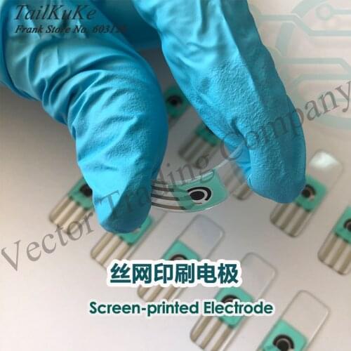 Screen Printing Electrode Flexible Electrode Wearable Electrochemical Three-electrode Electrochemical Workstation Accessories SP