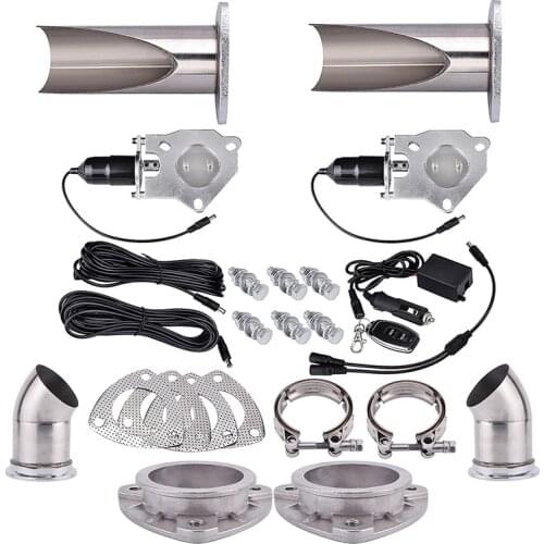 ESPEEDER 2.0"2.25"2.5"3.0" Electric Exhaust Cutout E-Cut Pipe Cut Out Valve Exhaust Cutout Catback Downpip With Remote Control