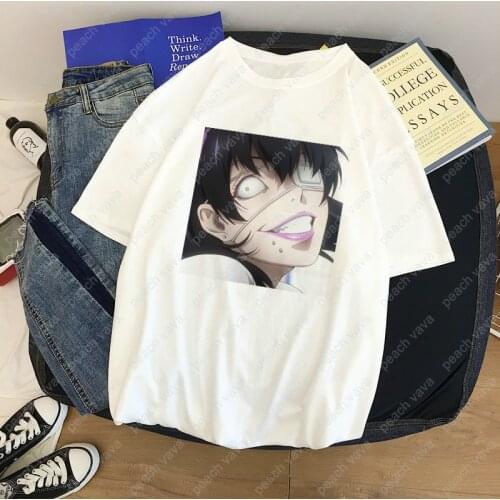 Girl Anime Cartoon Personality Dark Hip Hop Japanese Harajuku Tops Loose Casual Summer kakegurui Kawaii chic Fun Female T-Shirt