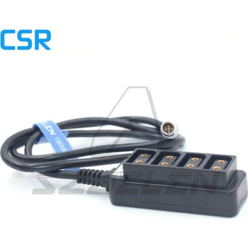 JTZ DP30 C5 CCUPS V-Mount/ FOTGA DP500III 4pin to 4-Port D-Tap Female Camera Power Supply Distributor fourway splitter