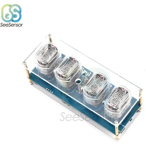 Diy In12 In-12 Nixie Tube Pcba Kit Digital Clock Module Electronic DIY Kit Circuit Board Beautiful Gift, No Tubes