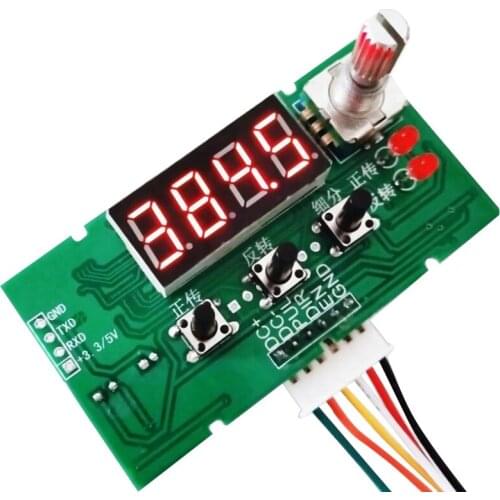 Speed RPM Display Stepper Motor Driver Controller Board Speed Adjustable Reversal
