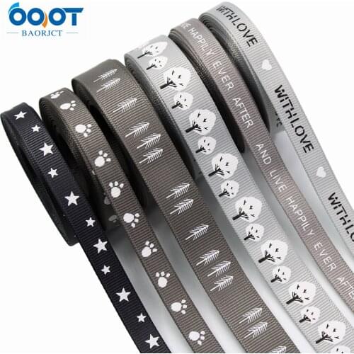 Happy Life Series Cartoon Ribbons,3/8"(9MM),10Yards Bow Cap Accessories Party Gift Wrap DIY Handmade Materials 201226-7