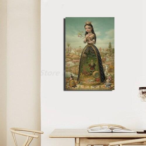 The Creatrix By Mark Ryden Wall Art Canvas Poster And Print Canvas Painting Decorative Picture For Office Living Room Home Decor