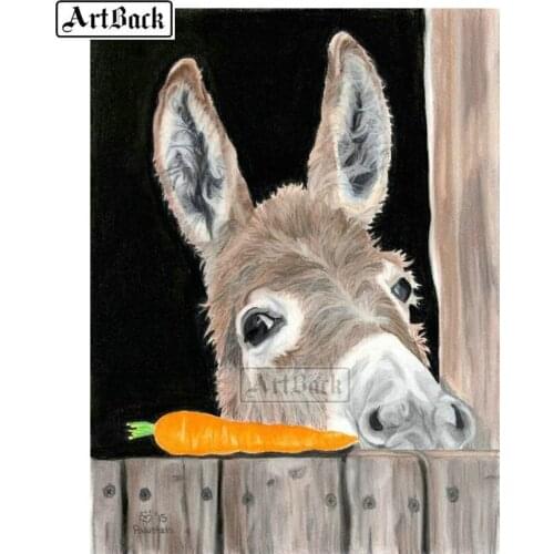 New Diamond Painting Horse Picture Rhinestone Full Square Drill Kit Diamond Mosaic 3D Decorative Artwork ARD441