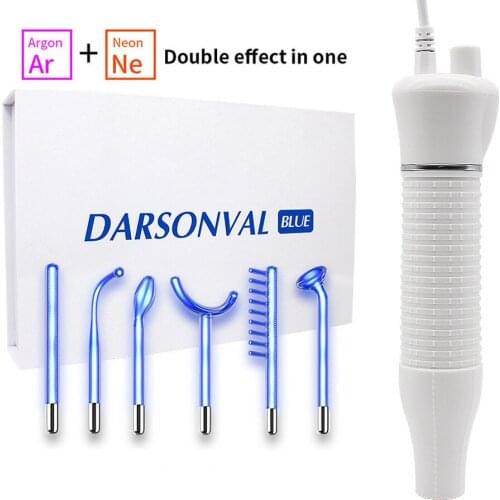 Portable High Frequency Blue Light Electrotherapy Skin Treatment Instrument Anti-aging Inflammation And Acne Skin Care And Haird