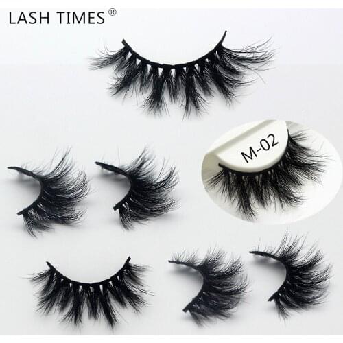 LASH TIMES Mink lashes Thick Natural Long False Eyelashes Soft Dramatic 3D Mink Hair High Volume Natural Eyelashes Makeup