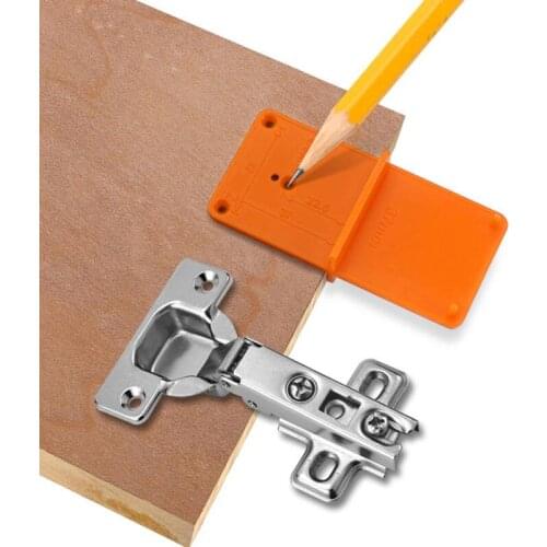 35mm 40mm Hinge Hole Drilling Guide Locator Hole Opener Template Door Cabinets DIY Tools For Woodworking Hand Tools Set