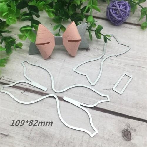 Cutting Dies Building 3D bow Wedding Scrapbooking envelope paper craft Blade frame Background embossing Die DIY 109*82mm