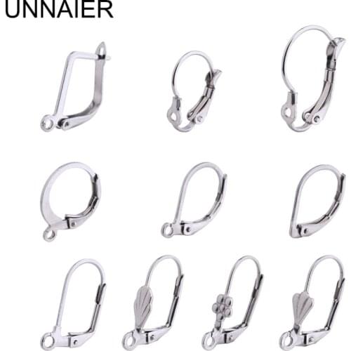 10piece Stainless steel french hook stainless steel ear hook jewelry hook stainless steel buckle stainless steel jewelry