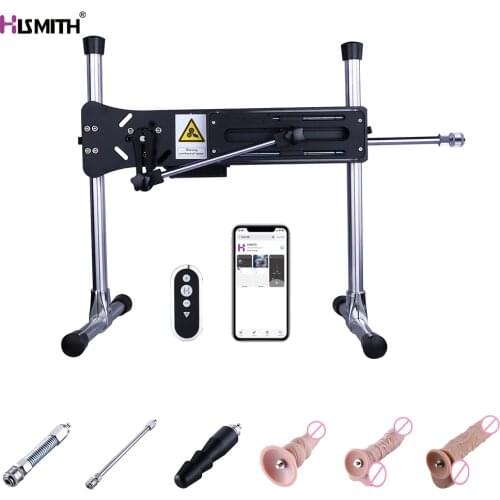 Hismith APP thrusting vibrator remote control sex machine KlicLok system with suction cup 9" Silicone Dildo sex toys for Woman