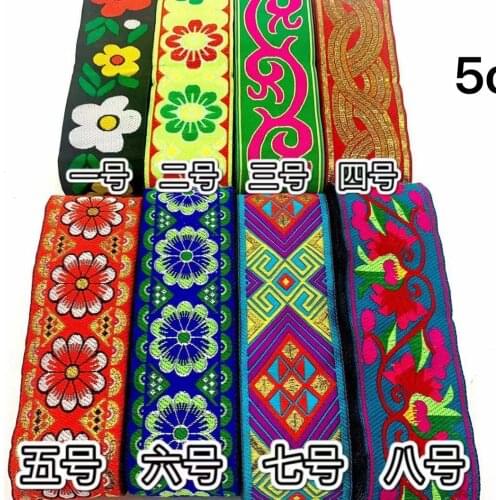 5cm ethnic style folk style nation style jacquard ribbon,jacquard webbing,garment ribbon,shoes ribbon,bag ribbon,QC0711A