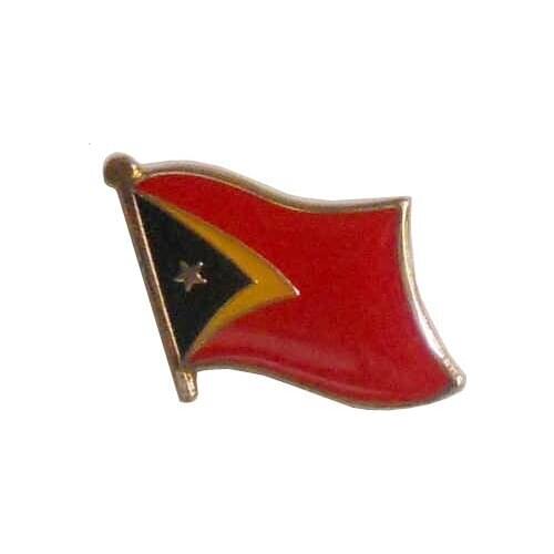 East Timor single flag pin badge
