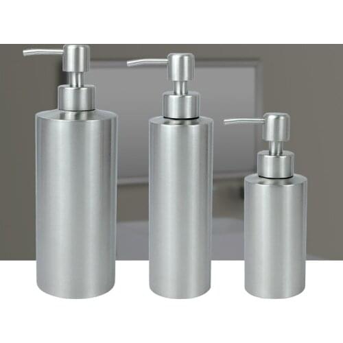 250ml350ml550ml liquid soap dispenser bottle gel bottle 304 stainless steel Kitchen Bathroom Lotion Pump WY527