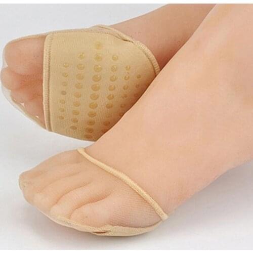 80%Hot Sale Thickened Soft Forefoot Pad Invisible Foot Protection High Heel Insole Non-Slip Anti-Pain Shoe Pad Breathable