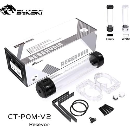 Bykski CT-POM-V2 Cylinder Reservoir, Water Tank For PC Cooling 150MM