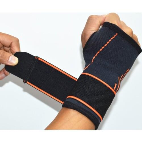 CHAOBA 1PCS High Elastic Bandage Fitness Yoga Hand Palm Brace Wrist Support Crossfit Powerlifting Gym Palm Pad Protector
