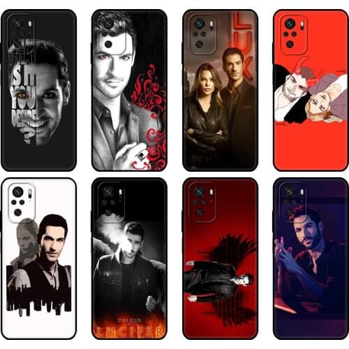 Black tpu Case For Xiaomi Redmi 9T Case Redmi Note 9T Note 10 Pro Case lucifer tv show