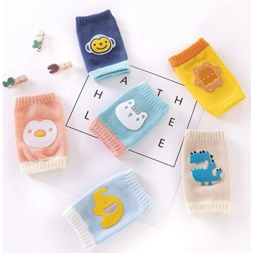 Baby Knee Pads Kids Safety Crawling Elbow Cushion Knee Support Protector Infants Toddlers Protector Safety Accessories Cartoons