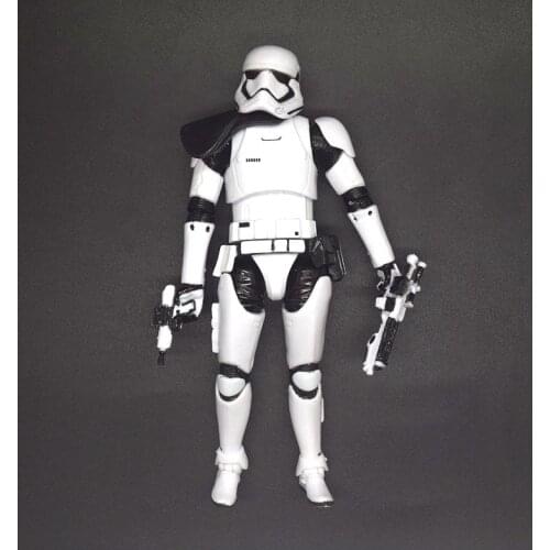 SW Black Series First Order Trooper Officer Black Shoulder 6" Loose Action Figure
