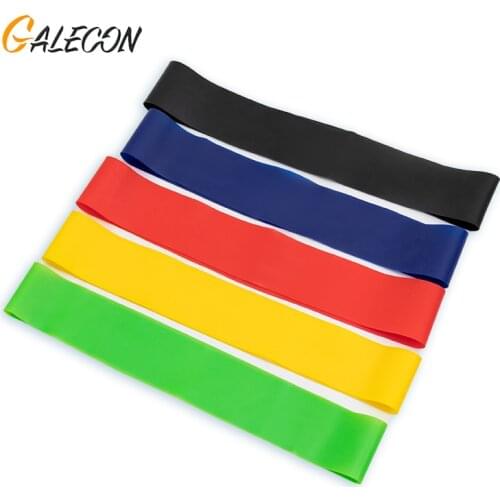Rubber Resistance Bands Pilates Latex Portable Fitness Workout Equipment Bodybuilding Elastic Ring Crossfit Squat Training Band