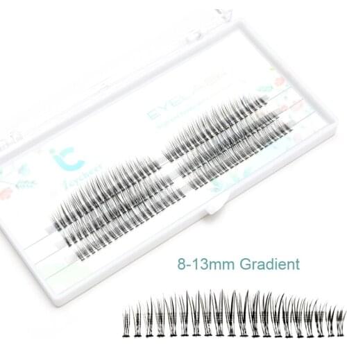 ICYCHEER Mix Length False Eyelashes Cluster Natural Soft 8-13mm Individual Eyelashes Extension