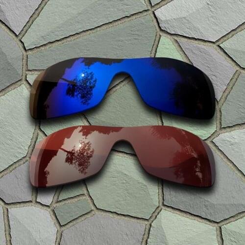 Violet Blue&Bronze Brown Sunglasses Polarized Replacement Lenses for Oakley Antix