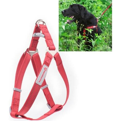 Dog Walking Harness No Pull Big Dog Harness Eco-friendly Breathable Nylon Pet Harness For Small Medium Dogs Cats