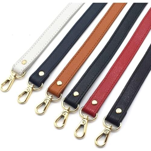 Adjustable 120 cm Long Genuine Leather Bag Strap Women Bags Handles Replacement Shoulder Belt Handbags Accessories Part KZ0358-1