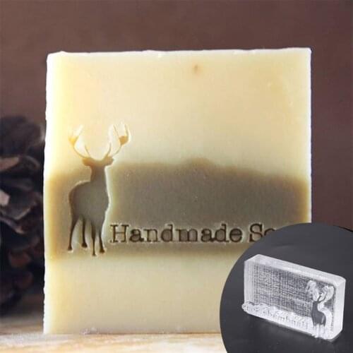 Handmade Soap Stamp Creative Acrylic Transparent Soap Stamp Cute Natrual Handmade Soap Stamp Christmas Party Decorations