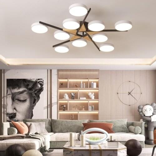 3/6/8/10 Heads Nordic Chandelier Creative Art Modern Home Office Dining Living Room Bedroom Restaurant Personalized Study Light