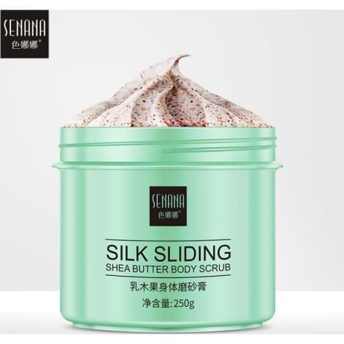 Body Scrub Exfoliator Shea Butter Deep Cleansing Exfoliating Smooth Bath Spa Skin Cleanser Brightening