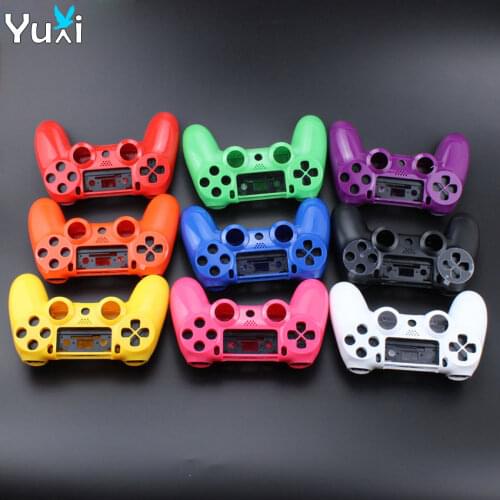 YuXi Replacement Full shell and buttons mod kit for PS4 Old version Gamepad Protection Case For JDM-001 Housing Cover