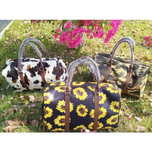 Fashion Travel Handbags Men Women Fitness Bags Pu Leather Large Capacity Casual Trip Tote Handbag For Ladies