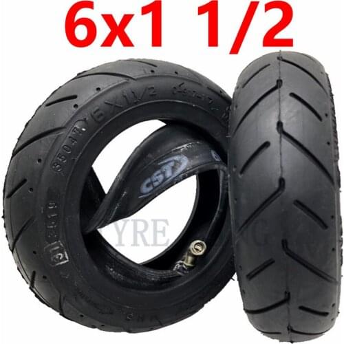 High Quality 6X1 1 / 2 Inner Tube Outer Tire 6 Inch 6x1.5 Pneumatic Wheel Tyre Electric Scooter Accessories