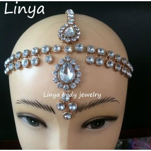 HC-158 Full Crystal Diamante head band hair jewelry wedding bridal head Jewelry, birthday boho