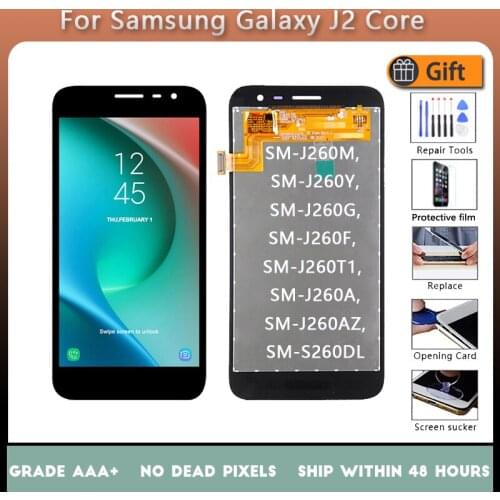 LCD for Samsung Galax J260 J2 Core 5.0" LCD display Touch Screen replacement for Samsung 2018 J260 SM-J260G J260M J260F