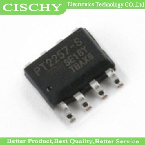2pcs/lot PT2257 PT2257-S Electronic volume controller IC chip SOP-8 package