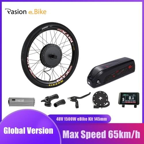 48V 1500W Electric Bike Conversion Kit With Battery 52V 12AH Panasonic Cell Li-ion Battery Electric Motor Kit With Battery