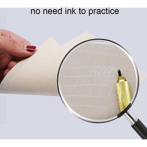 5pcs Microblading Practice Skin Professional Permanent Makeup Accessories Tattoo Supplies Eyebrow Training Skin for Beginner