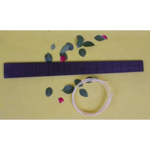 Guitar Accessories 1 x 25.5"electric Guitar Fretboard electric guitar ebony Fretboard Parts 00-47# inlay