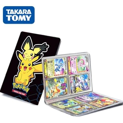 80/240PCS Pokemon Cards Album Book Cool Anime French Game Card EX GX Collectors Holder Folder Top Loaded List Toys Gift For Kids