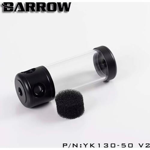 Barrow YK130-50 YK180-50 YK230-50 YK280-50 V2 Reservoir(DIA:50MM, TL:130mm/180mm/230mm/280mm)T body B cap water cooler tank
