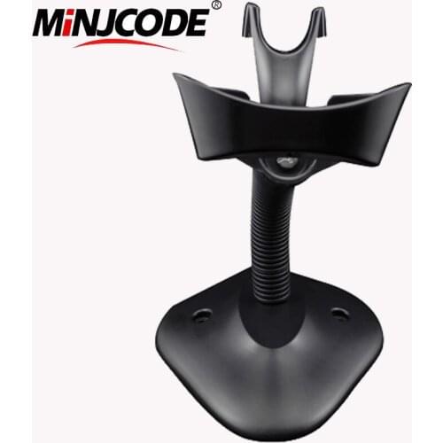 MINJCODEBlack/White Barcode Scanner Stand Suitable for scanner head Scanner holder Bracket Holder