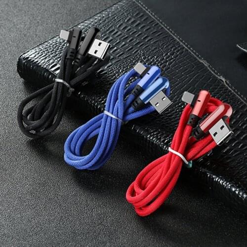 Dual elbow smart light data cable type c cable usb c cable Micro mobile phone accessories USB ugreen for Xiaomi red mi note 9